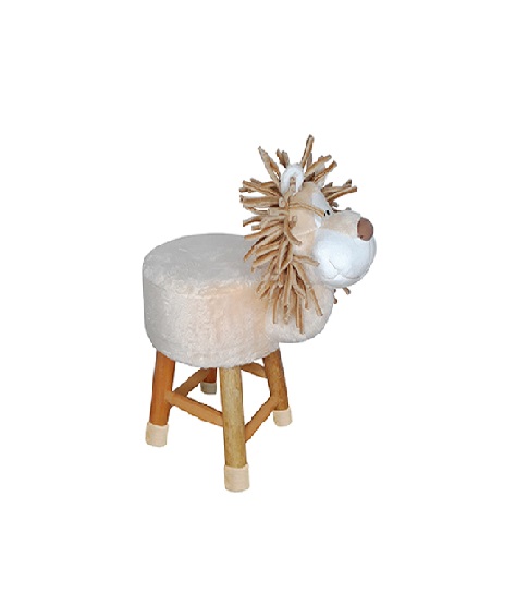 Banco de leão de alta qualidade, perfeito para adicionar um toque divertido e sofisticado à decoração. Conforto e estilo em uma peça única!