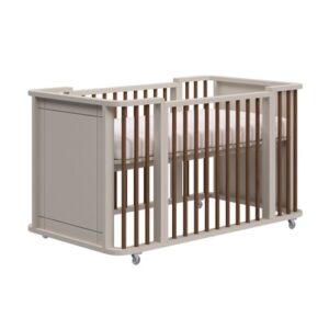 Berço Evolutivo 3 em 1 - ZIDAC com acabamento em laca areia e palito em madeira