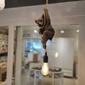 Luminária de teto urso marrom Modali