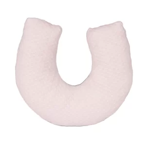 Almofada amamentação tricô trança rosa una Biah