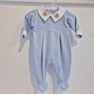 Macacão bordado Ursinho Gravatinha PP Poupon