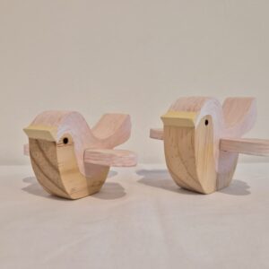 Adorno Par de passarinhos boho Inovart