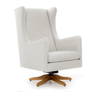 Poltrona Fox balanço+ giro madeira tecido C