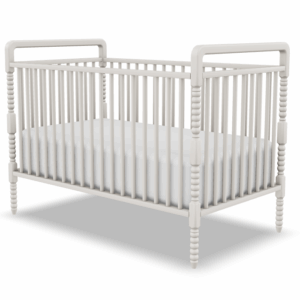 Berço Dot Madeira Entalhada Laqueado - Branco
