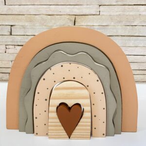 Adorno arco-iris boho Inovart