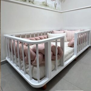 Cama Montessoriana Solteiro Cadiz Branca