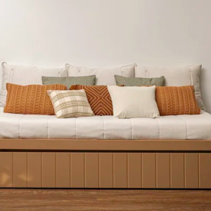 Cama com cama auxiliar Luna laca Mocha