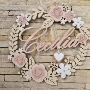 Mandala em madeira e acrílico Cecília - RH