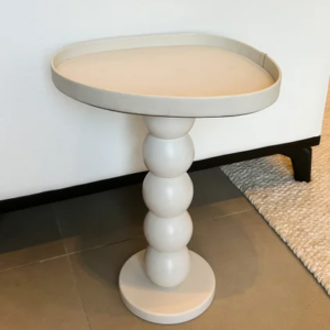 Mesa DOT Recouro laca Areia tampo Off White