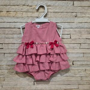 Pimpão 3 babados xadrez G especial NATAL - Drilú