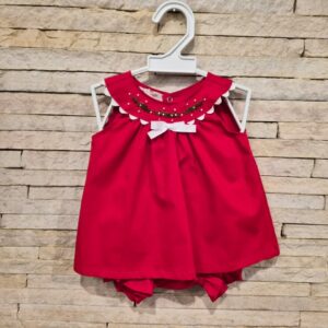 Vestido c/calcinha verm G especial NATAL - Drilú