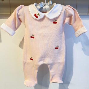 Macacão bordado Cerejinhas PP Poupon