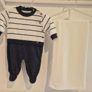 Saída maternidade listras marinho RN noruega