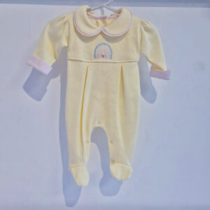 Macacão Nina bordado arco-íris PP Poupon