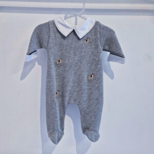 Macacão bordado Heitor Cavalinhos PP Poupon