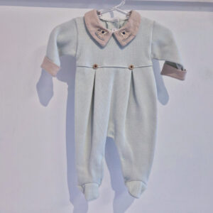 Macacão Cavalinho Botões bordado PP Poupon