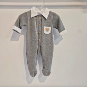 Macacão Gael bordado bolso PP Poupon