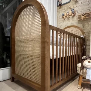 Berço Luna Plus em Madeira MEL ( palha )