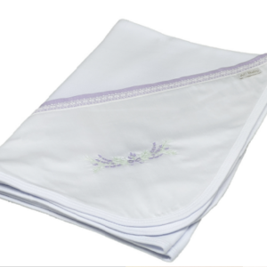 Manta suedine c/canto bordado Paris AC Baby