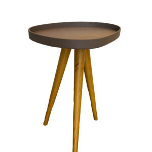 Mesa Tripé tampo Recouro Cappucino MEL