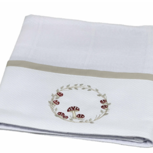 Toalha fralda Pique bordada 0,90x0,65m AC Baby