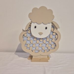 Luminária de mesa ovelha de frente - RH