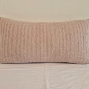 Cabeceira de berço tricô tr rosa una Creative Biah