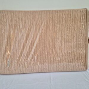 Trocador avulso reto trico trança rosa pó Biah