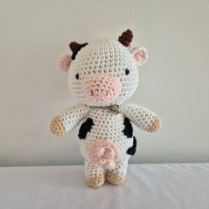 Amigurumi vaca Anita Fazendinha Qmama