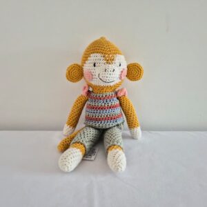 Amigurumi macaco c/roupa Qmama