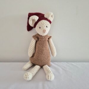 Amigurumi ratinho Qmama