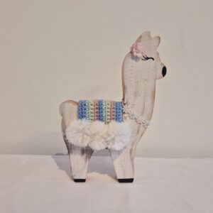 Adorno lhama c/crochê Inovart