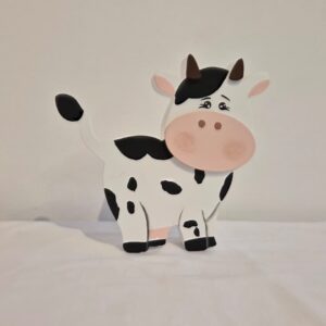 Adorno animais da fazenda vaca Inovart