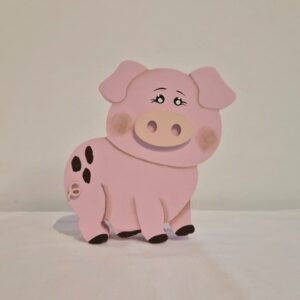 Adorno animais da fazenda porco Inovart