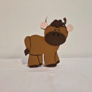 Adorno animais da fazenda touro Inovart