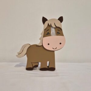 Adorno animais da fazenda cavalo Inovart