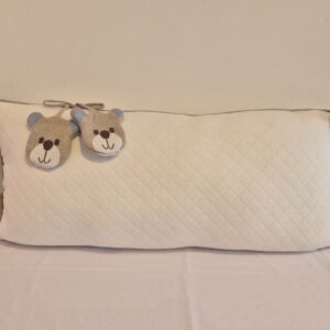 Cabeceira berço 70x30 jacquard pér roletê sisal AT