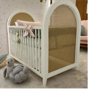 Berço Luna Plus - Palha Branco