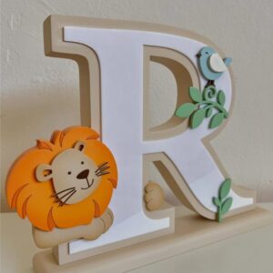 Letra Safari /Aviador Menino - RH