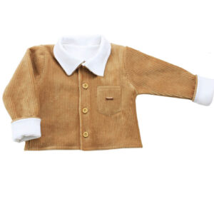 Jaqueta forrada veludo bege mundi T1 Mini Bear