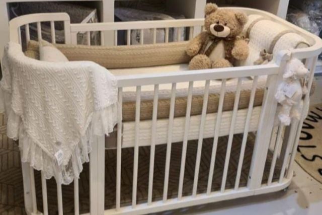 Berço Sleep Evolutivo 3 em 1 em Laca Branca