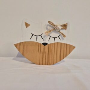 Adorno raposa rostinho pinus Inovart