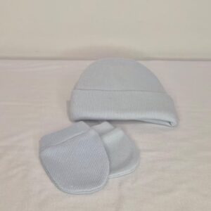 Kit touca e luvas básicas lisa Poupon