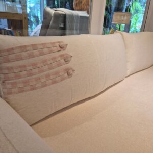 Kit 2 encostos bicama xadrez vichy rosa AC Baby