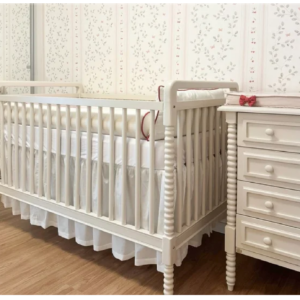 Berço Dot Madeira Entalhada Laqueado AREIA