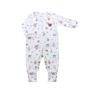 Macacão suedine ziper bonjour paris RN Mini Bear