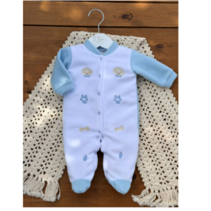 Macacão microsoft pique cachorrinho RN AC Baby