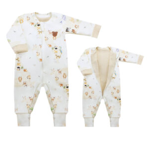 Macacão forrado ziper mundi G Mini Bear