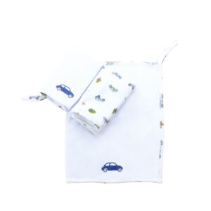 Kit 3 fraldinhas suedine mini cars Mini Bear