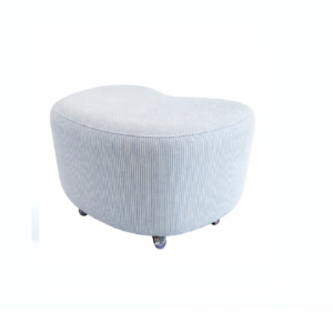 Puffe Bean com rodizios GEL Listrado Impermeável